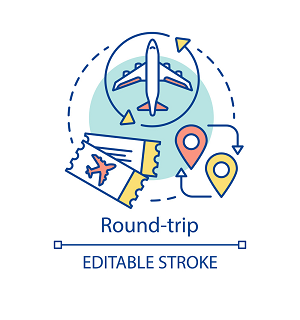 A round trip ticket